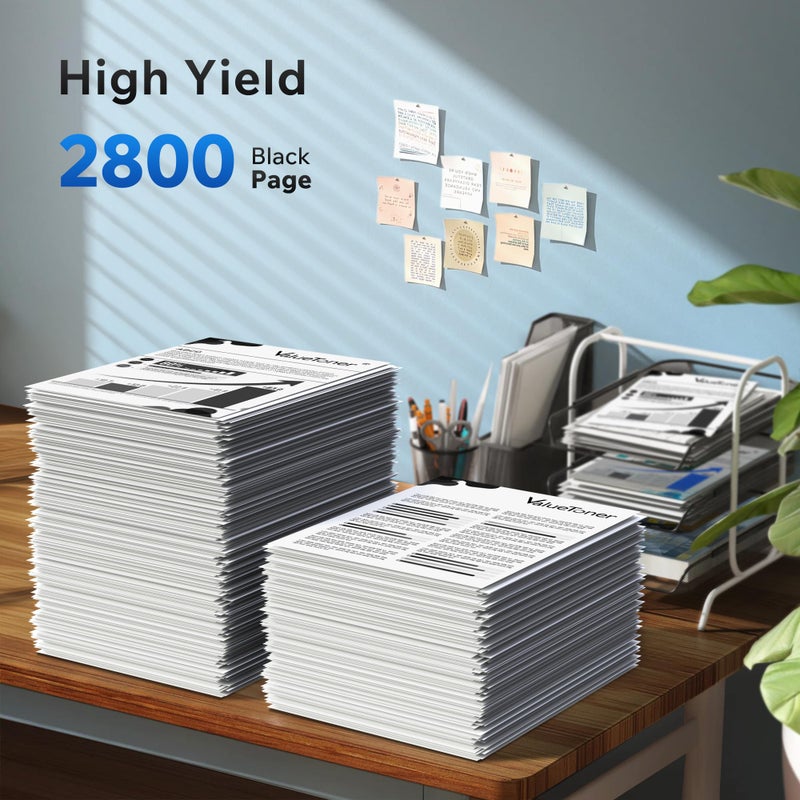 Valuetoner خراطيش حبر بديلة Valuetoner متوافقة مع 201X باللون الأسود لطابعة HP 201X 201A عالية الإنتاجية لطابعات HP Color LaserJet Pro MFP M277n M277dw M277c6 Pro M252n M252dw M274n، سلسلة طابعات M252 M277 (1 أسود) - Image 3